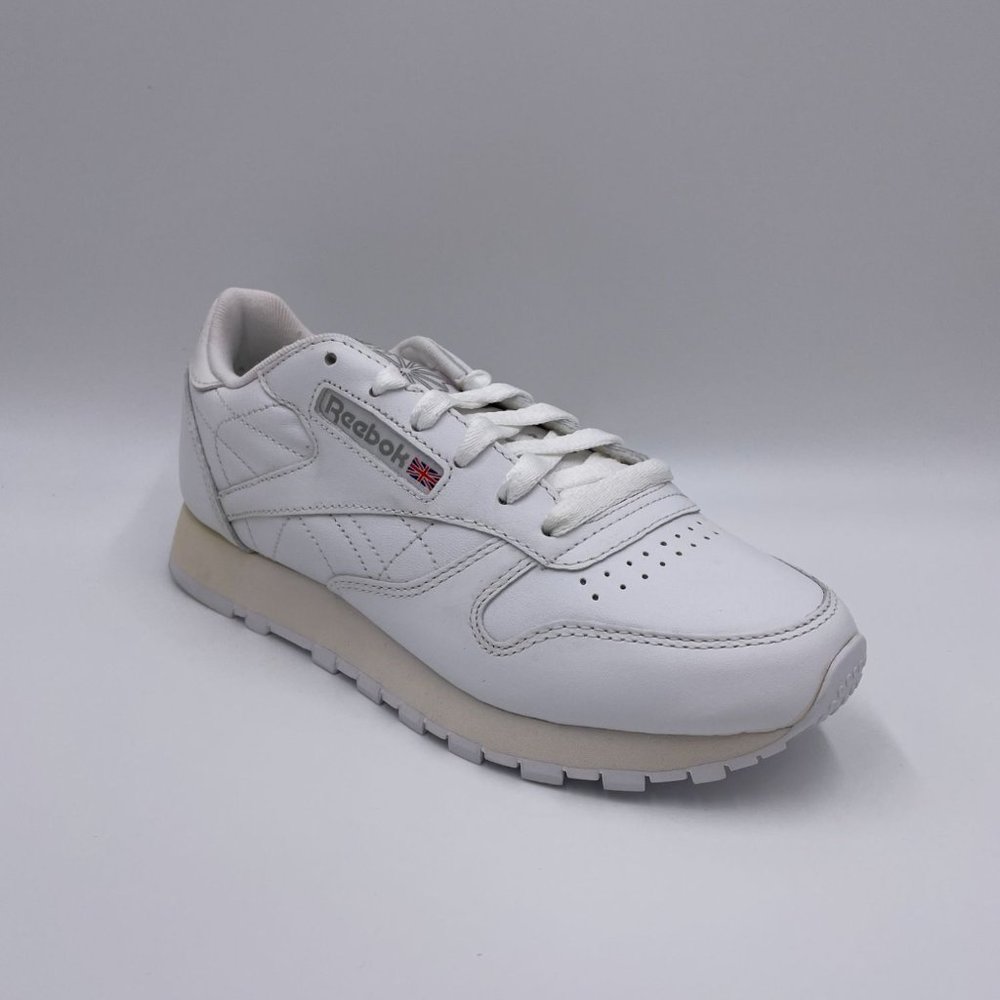 Reebok Classic Leather White Womens Shoes - Picture 7 of 8